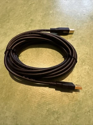 Amazon Basics USB 2.0 Kabel Typ A auf Typ B; vergoldete Anschlüsse; 4,8 Meter - Bild 1 von 2