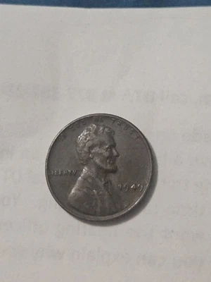 1949-P Wheat Penny Double Die Obverse Lamination Error Pristine AU - Image 1 of 4