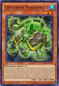 Crystron Prasiortle Common Invasion: Vengeance YuGiOh Card - Picture 1 of 1