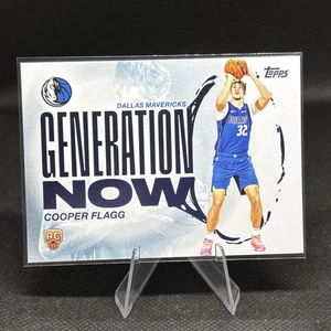 Topps 25-26 Cooper Flagg RC Generation Now Insert #GN-1 Dallas Mavericks - Picture 1 of 2