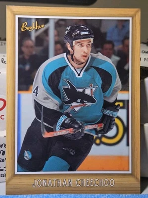 06-07 UD Bee Hive Jonathan Cheechoo Jumbo 5x7 Card 🚨🚨🚨 San Jose Sharks  - Image 1 of 2