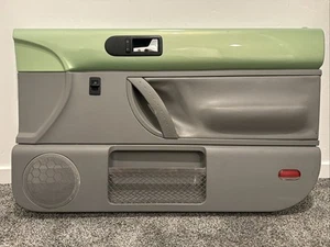 98-10 Volkswagen Beetle GREEN / GRAY Passenger Door Panels OEM Leather - Picture 1 of 15