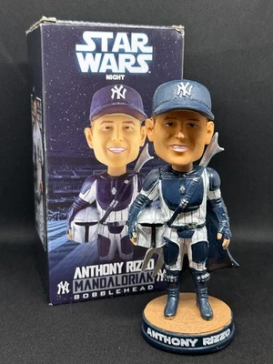 Anthony Rizzo Mandalorian Bobblehead 2023 Star Wars Night New York Yankees SGA - Image 1 of 4