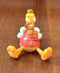 Vintage 1988 Applause Chicken Little Toy Figure “Guess Who’s Coming To Dinner” - Picture 1 of 6
