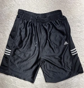 Pantalones cortos de baloncesto Adidas Shiny Dazzle negro satinado 2009 32” W. 8” Entrepierna Hombres LG + 2 - Imagen 1 de 7