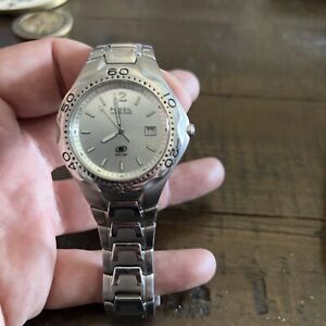Fossil Men Silver Band Wristwatches for sale | eBay