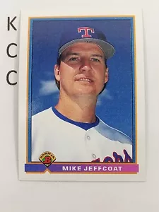 1991 Bowman Baseball #278 Mike Jeffcoat Texas Rangers - Picture 1 of 2
