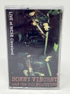 Sonny Vincent & Bad Reactions Live at WCSB Cleveland Cassette Tape NEW SEALED - Picture 1 of 5