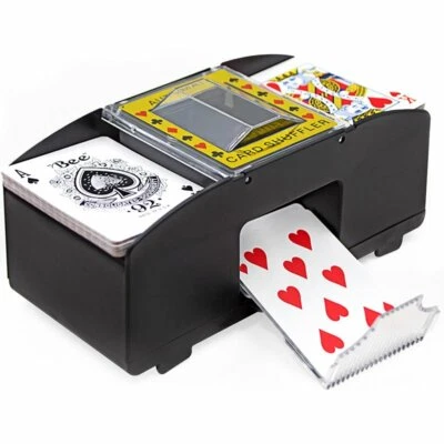 MARKENLOS Kartenmischmaschine Poker Karten Mischer Card Shuffler Mischmaschine 1 - 2 Deck