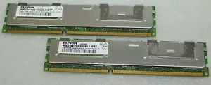 ELPIDA 8GB (2 X 4GB) 2Rx4 PC3-8500R ECC DDR3 Server Memory Ram EBJ41HE4BAFA-AE-E - Picture 1 of 1