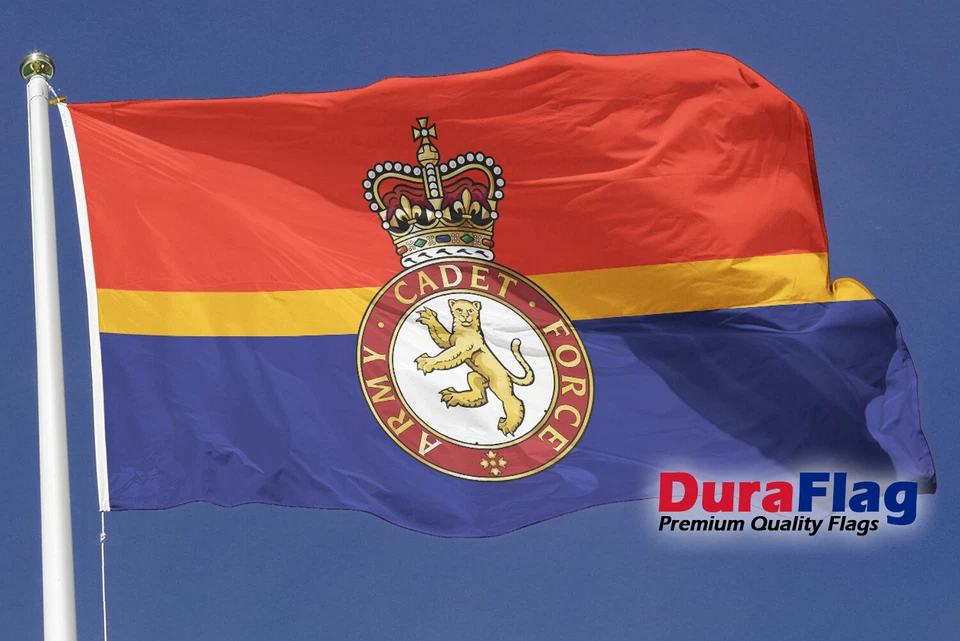 Army Cadet Force Style A Courtesy DuraFlag Rope and Toggled (20in x 12in) - Image 1 of 1