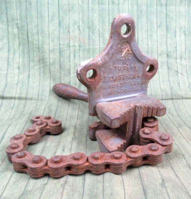 Tornillo de cadena de banco Armstrong vintage n.º 1-C 1/8" a 2-1/2" ~ EE. UU. Foto 1 de 4