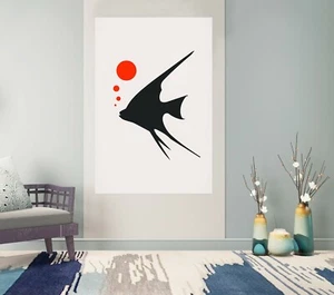 3D Blasenfisch 616RAI Wandaufkleber Wandgemälde Abziehbilder Boris Drasch Honey - Picture 1 of 10