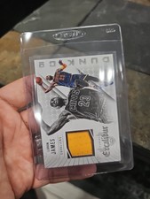 LEBRON JAMES MINT GAME WORN JERSEY PATCH #16 SP 2014-15 PANINI EXCALIBUR