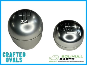 Aluminium Gear Knob Set for Land Rover Defender LT77 LT230 200Tdi FRC8722 - Picture 1 of 4
