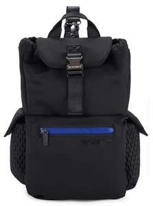 NEW MENS 2XIST BLACK SCUBA BUCKLED SINGLE STRAP CROSSBODY BACKPACK $128 - Picture 1 of 4