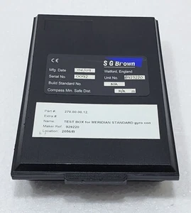 S G BROWN / TELEDYNE 929220 / B929220 TEST BOX FOR MERIDIAN STANDARD GYROCOMPASS - Picture 1 of 5