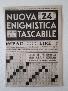 Nuova Enigmistica Tascabile n.24 gennaio 1946 - Picture 1 of 1