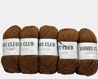 10x100g Natural Cotton Baumwolle Schulgarn/Topflappengarn LAGERRÄUMUNG Amigurumi - Bild 1 von 2