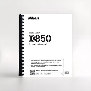 Nikon D850 User's Manual - Picture 1 of 1
