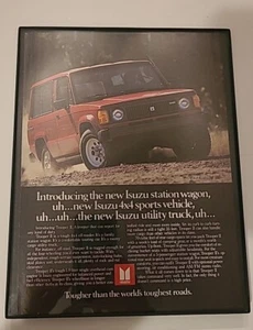 Isuzu Trooper II Print Ad 1984 Framed 8.5x11 - Picture 1 of 1