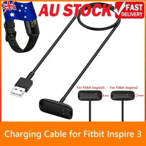 Watch Charger Replacement USB Charging Dock Cable for Fitbit Inspire 3 (50cm) - Photo 1 sur 9
