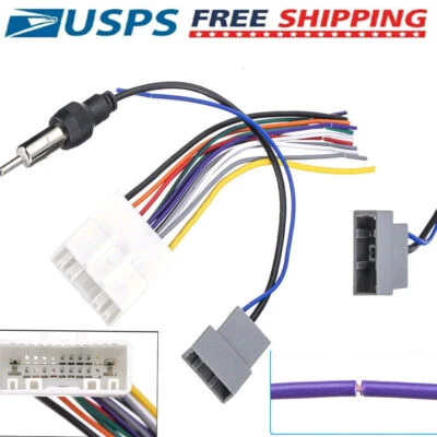 Car Stereo Wiring Harness Adapter Cable Radio Install Plug For Nissan 70-7552 US - Image 1 of 4