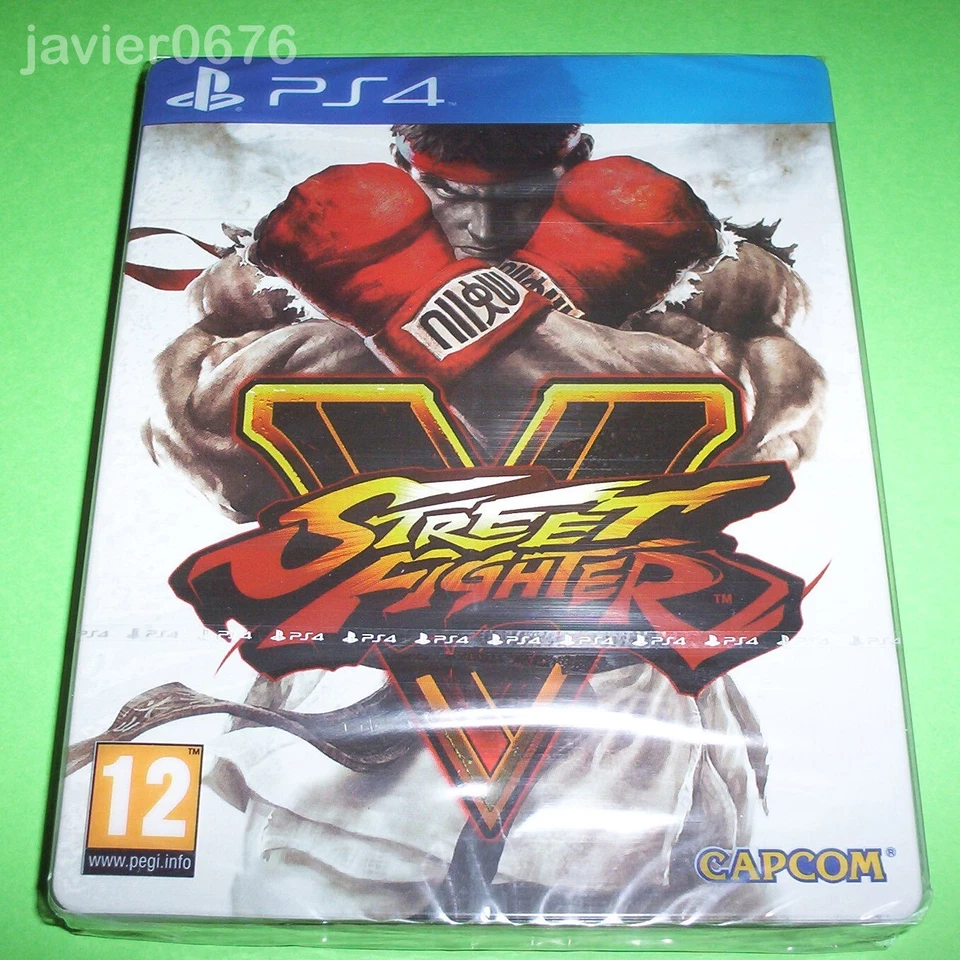 STREET FIGHTER V NUEVO Y PRECINTADO PAL ESPAÑA PLAYSTATION 4 PS4 STEELBOOK - Imagen 1 de 3
