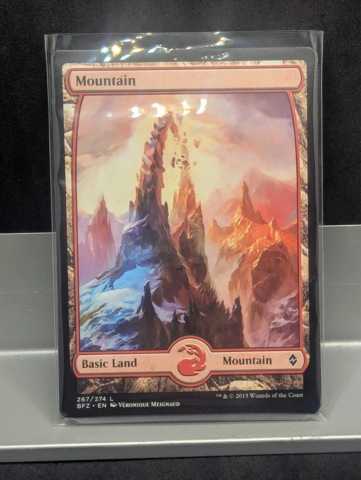 Mountain #267 FULL ART X29 LP Battle for Zendikar  MTG Magic the Gathering - Image 1 of 1