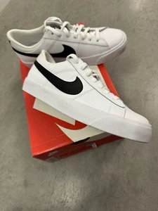 Nike Match Supreme Leather Size 8/41 White Black 631656 101 New In Box - Picture 1 of 6