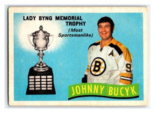 1971-72 O-PEE-CHEE JOHNNY BUCYK BYNG VINTAGE NHL HOCKEY CARD # 249 Boston Bruins