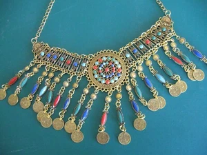 tribal necklace and earring set. - Picture 1 of 3