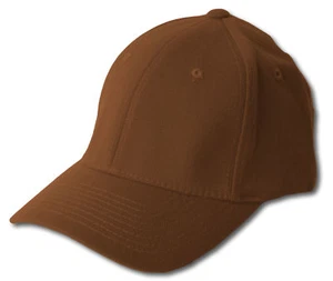 Fit All Flex Fitted Hat - Brown, Large-XL - Picture 1 of 1
