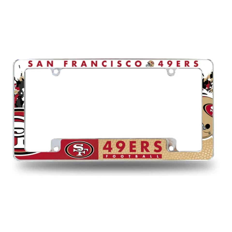 2 peças quadros de placas de licença San Francisco 49ers - alumínio - Imagem 1 de 2