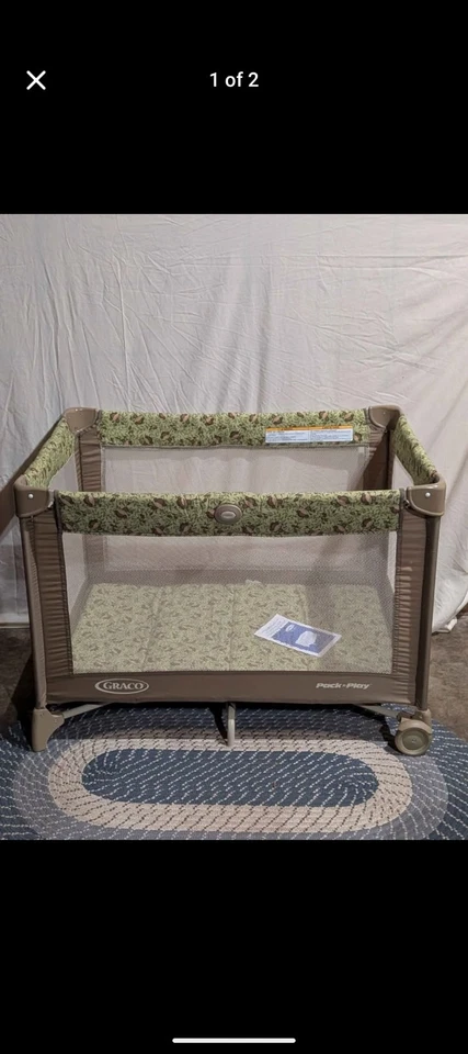 Graco Pack 'n Play Portátil Infantil Playard Limpio Libre de Humo, Sin Mascotas, Beige  Foto 1 de 2