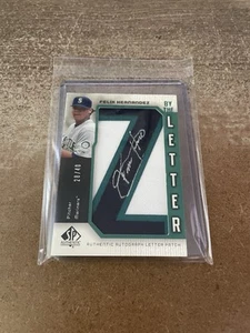 2006 SP Authentic By the Letter FELIX HERNANDEZ Autographed #’D /40 "Z" Rare - Picture 1 of 2