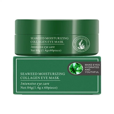 60 PCS Collagen Eye Patches Anti Aging ,Wrinkles Dark Circles Eye Bags Moistrize - Image 1 of 4