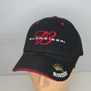 BUDWEISER Hat Men Strapback Black Baseball Trucker Dad Embroidered THE GAME Cap - Picture 1 of 7