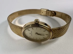 Reloj Pulsera Hamilton Mujer Vintage Lleno Oro 10k Necesita Batería - Imagen 1 de 17