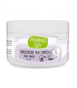 Pierpaoli Ekos Maschera per capelli con succo di aloe vera e burro, 250 ml