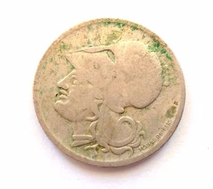 Moneta Grecia 50 Lepta Drachmai, 1926 B. - Foto 1 di 2