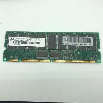 256MB PC-133 168-Pin ECC DIMM Memory Module ( 32x72 ) 256 MEGABYTE PC133 Server - Image 1 of 4