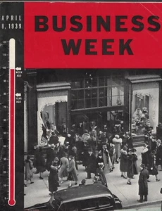 Business Week Magazine April 8 1939 Department Store Sales - Picture 1 of 1