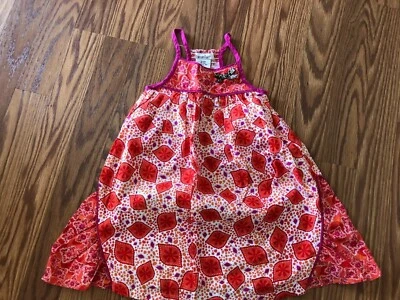 Savannah pink and orange Baby SunDress size 12-18 months - Image 1 of 4