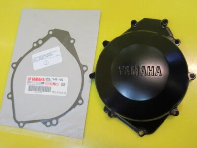02-03 YAMAHA YZF R1 YZFR1 STATOR MAGNETO ALTERNATOR GENERATOR COVER & GASKET OEM - Image 1 of 4