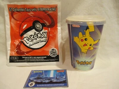 1998 POKEMON 合集 POKETRIVIA #76 GOLEM 卡 BERGER KING SODA 杯带 LED,BAG — 第 1/4 张图片