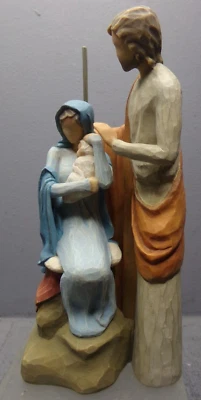DEMDACO SUSAN LORDI WILLOW TREE THE HOLY FAMILY RESIN FIGURE - Image 1 of 4