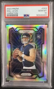 Panini Prizm Will Levis Silver Variation Rookie Prizm #303 2023 PSA 10 Tennessee - Imagen 1 de 2