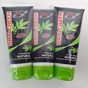 3x Brylcreem 90ml Aloe Vera Natural Styling Cream Discontinued Hair Brylcream - Picture 1 of 4