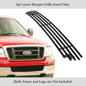 Fits 2004-2005 Ford F-150 Lower Bumper Black Billet Grille Insert - Picture 1 of 7